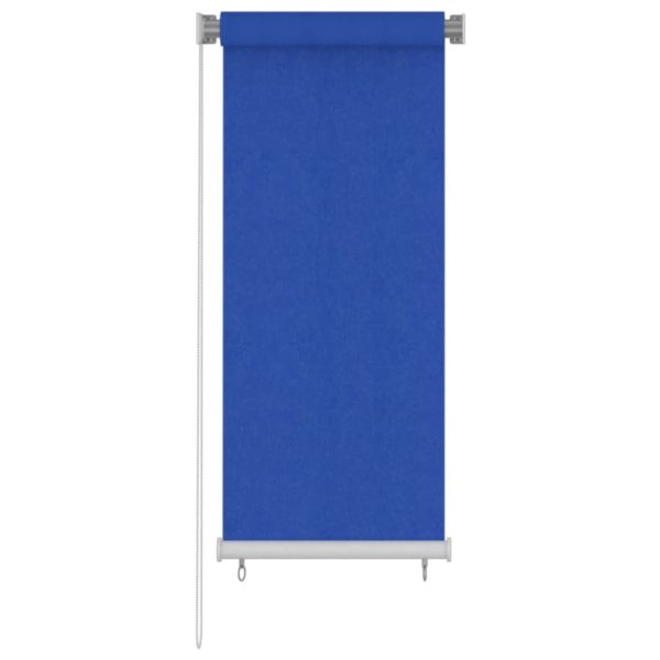 Estore de rolo para exterior PEAD 60x140 cm azul