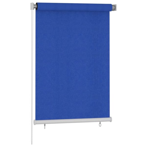 Estore de rolo para exterior PEAD 100x140 cm azul - Image 2