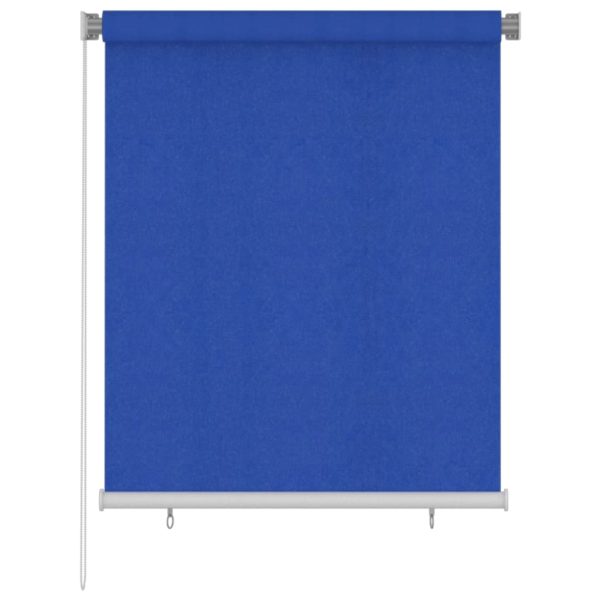 Estore de rolo para exterior PEAD 120x140 cm azul