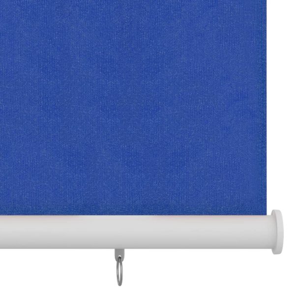 Estore de rolo para exterior PEAD 160x140 cm azul - Image 4