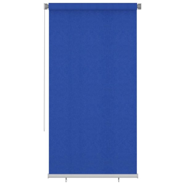 Estore de rolo para exterior PEAD 120x230 cm azul