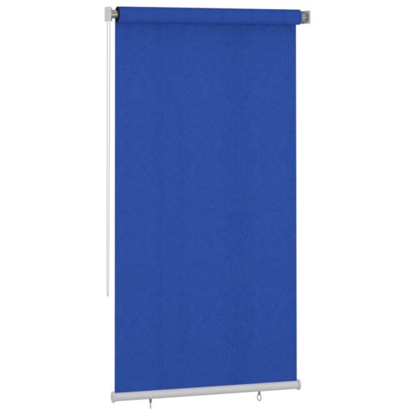 Estore de rolo para exterior PEAD 120x230 cm azul - Image 2