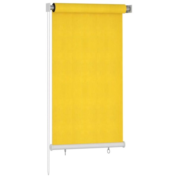Estore de rolo para exterior PEAD 80x140 cm amarelo - Image 2