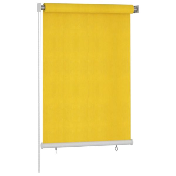 Estore de rolo para exterior PEAD 100x140 cm amarelo - Image 2