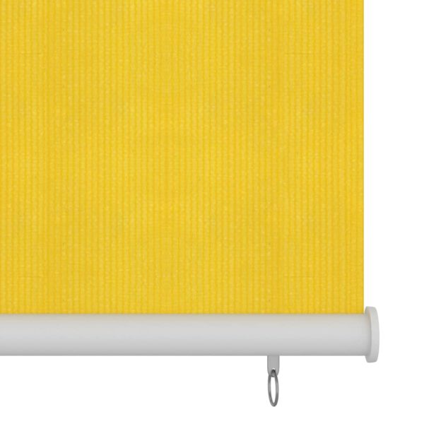 Estore de rolo para exterior PEAD 100x140 cm amarelo - Image 4