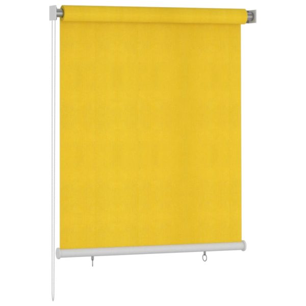 Estore de rolo para exterior PEAD 120x140 cm amarelo - Image 2