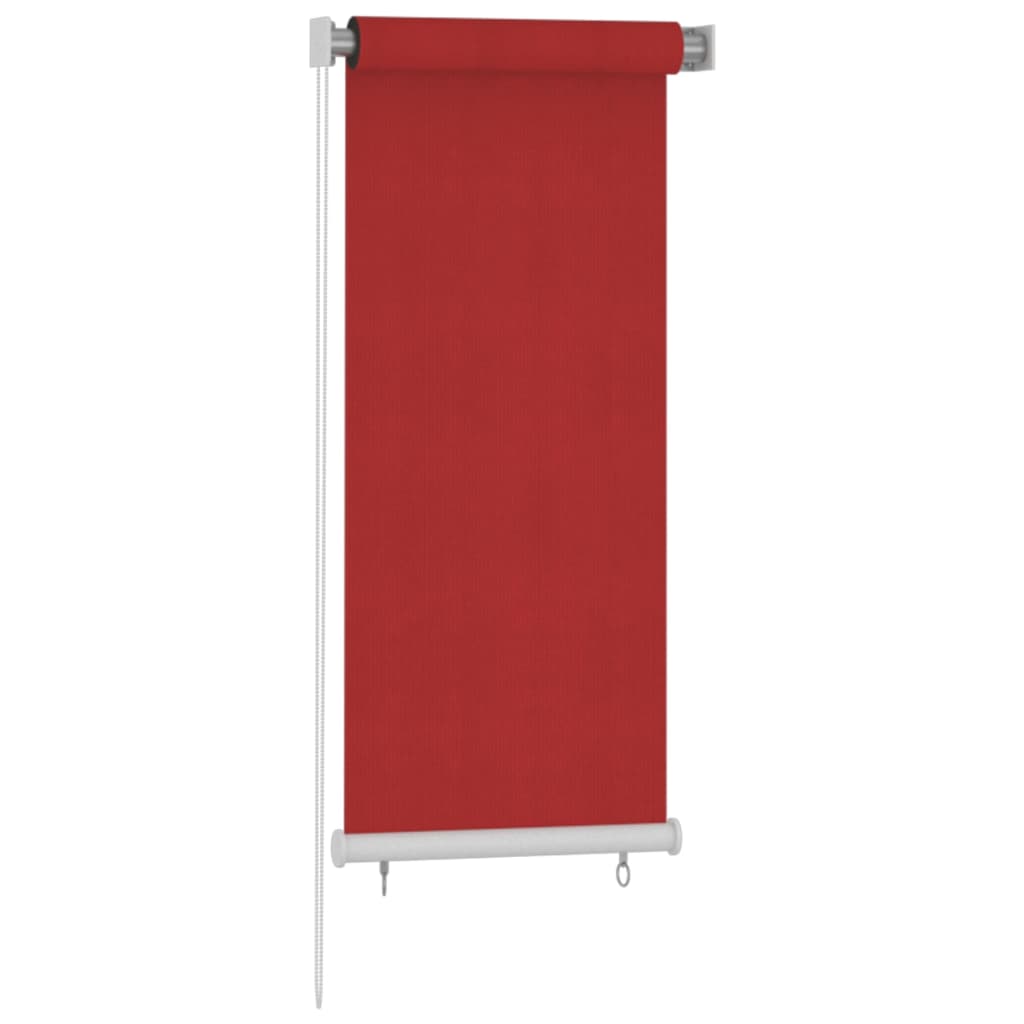 Estore de rolo para exterior PEAD 60x140 cm vermelho - Image 2
