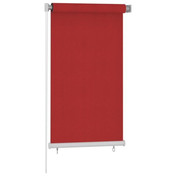 Estore de rolo para exterior PEAD 80x140 cm vermelho - Image 2