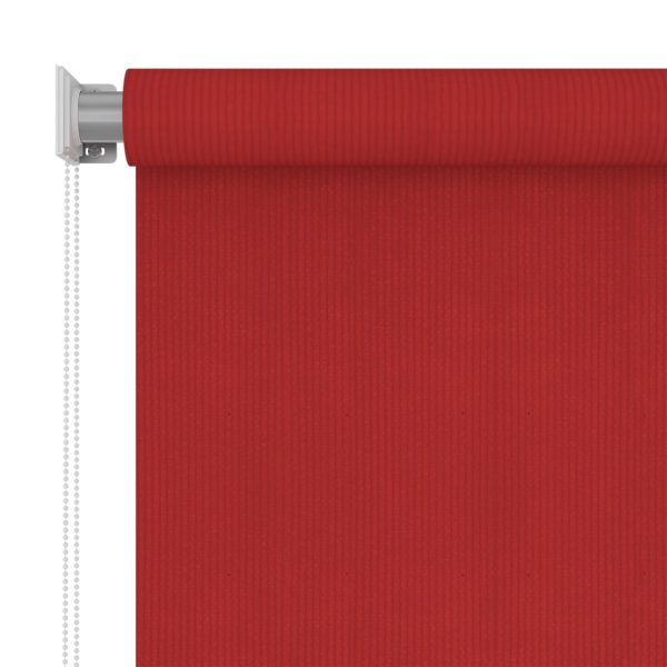 Estore de rolo para exterior PEAD 100x140 cm vermelho - Image 3