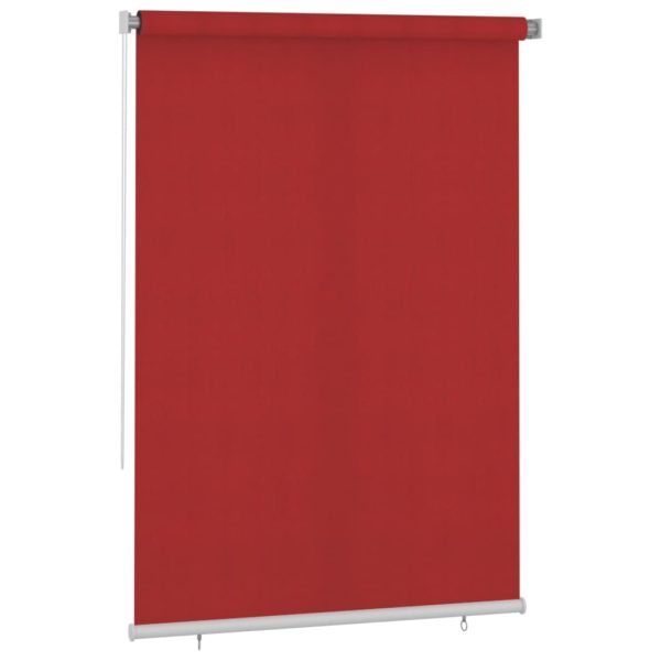 Estore de rolo para exterior PEAD 160x230 cm vermelho - Image 2