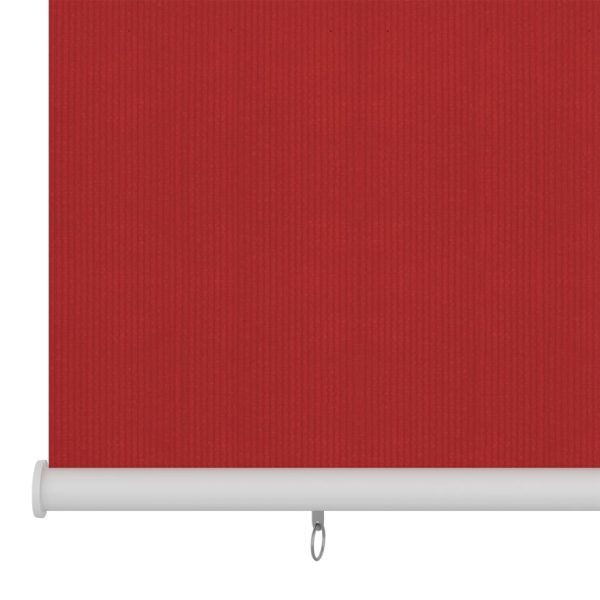Estore de rolo para exterior PEAD 160x230 cm vermelho - Image 4