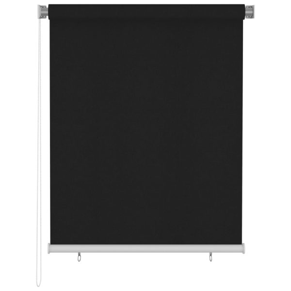 Estore de rolo para exterior 120x140 cm preto - Image 2
