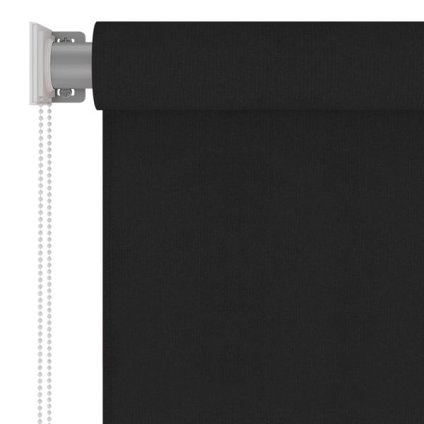 Estore de rolo para exterior 120x140 cm preto - Image 4