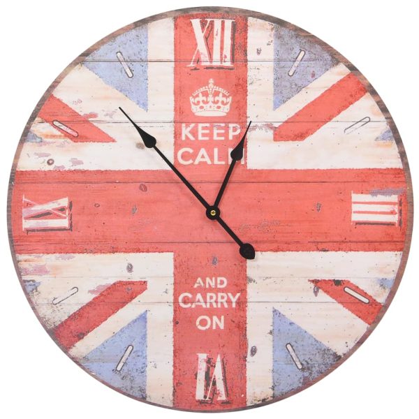Relógio de parede vintage UK 60 cm - Image 2