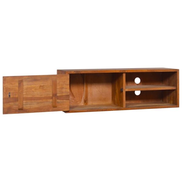 Armário de parede para TV 180x30x30 cm madeira de teca maciça - Image 3