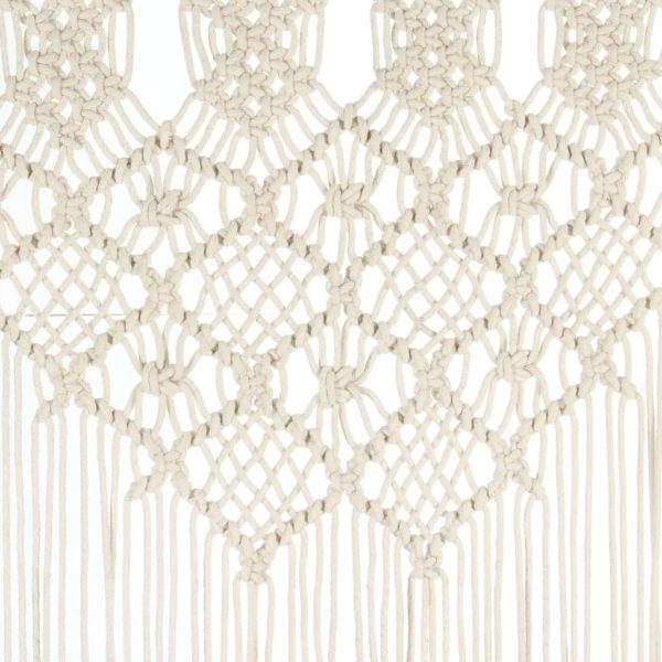 Cortina em macramé 140x240 cm algodão - Image 4
