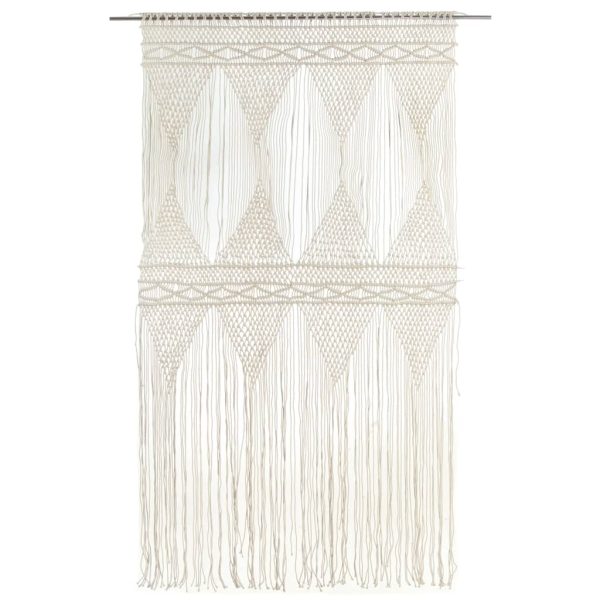 Cortina em macramé 140x240 cm algodão - Image 2