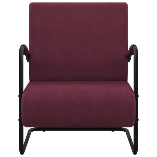 Poltrona em tecido roxo - Image 2
