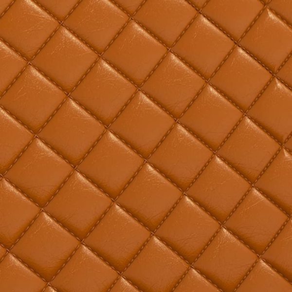 Cadeira cantilever em couro artificial castanho - Image 7
