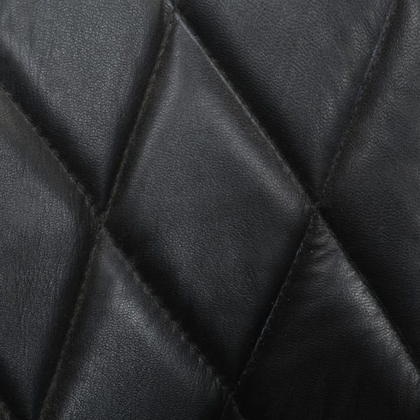 Poltrona em couro genuíno e mangueira maciça preto - Image 7