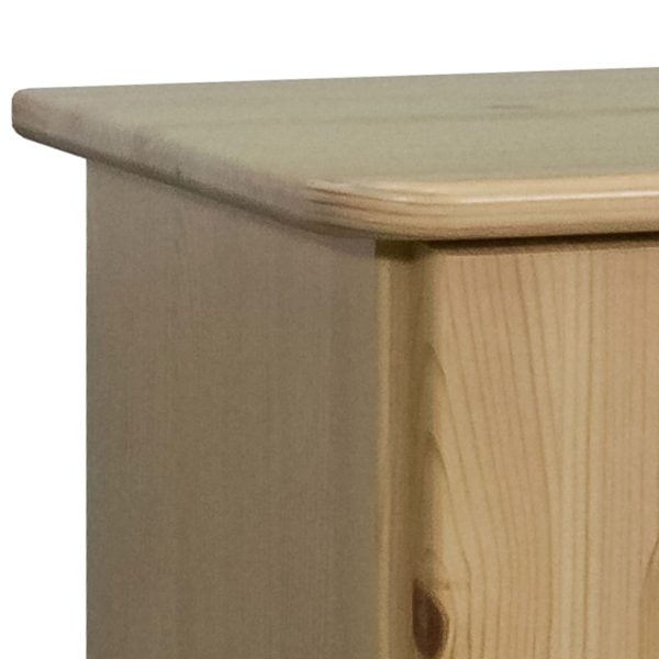 Móvel de TV 115x29x40 cm pinho maciço branco - Image 4