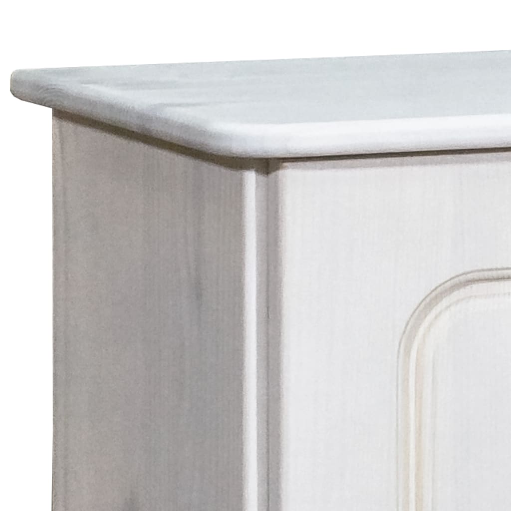 Móvel de TV 115x29x40 cm pinho maciço branco - Image 5