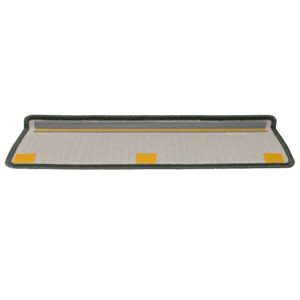 Tapete/carpete para degraus 15 pcs 65x21x4 cm verde - Image 5