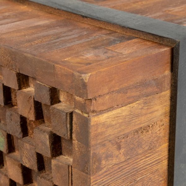 Mesa de centro 110x45x38 cm madeira de teca maciça - Image 5