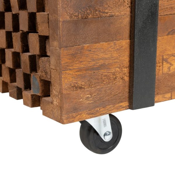 Mesa de centro 110x45x38 cm madeira de teca maciça - Image 6