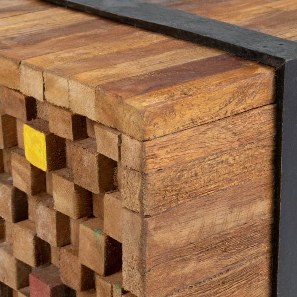 Suporte de TV 110x30x32,5 cm madeira de teca maciça - Image 6