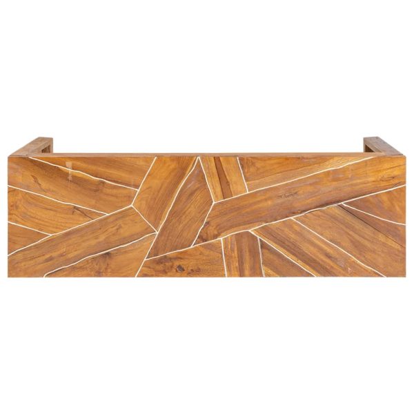Suporte de TV 110x60x38 cm madeira de teca maciça - Image 4