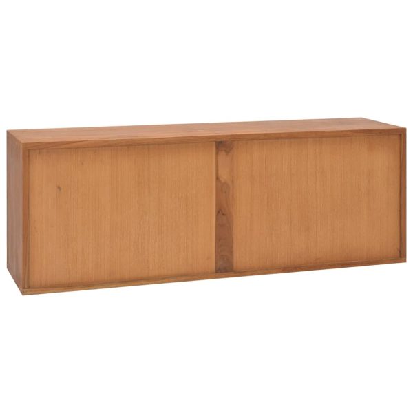 Móvel de TV 110x30x40 cm madeira de teca maciça - Image 4