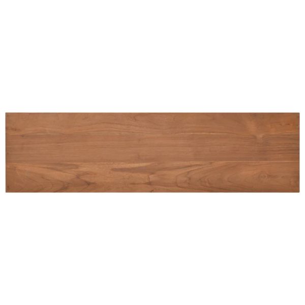 Móvel de TV 110x30x40 cm madeira de teca maciça - Image 5