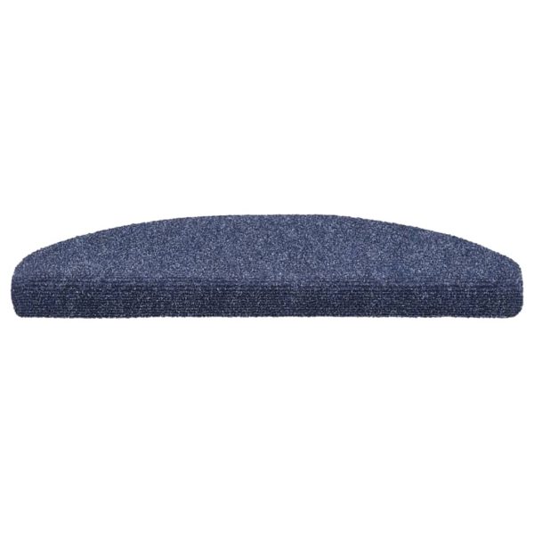Tapetes de escada autoadesivos 5 pcs 65x21x4 cm agulhado azul - Image 4