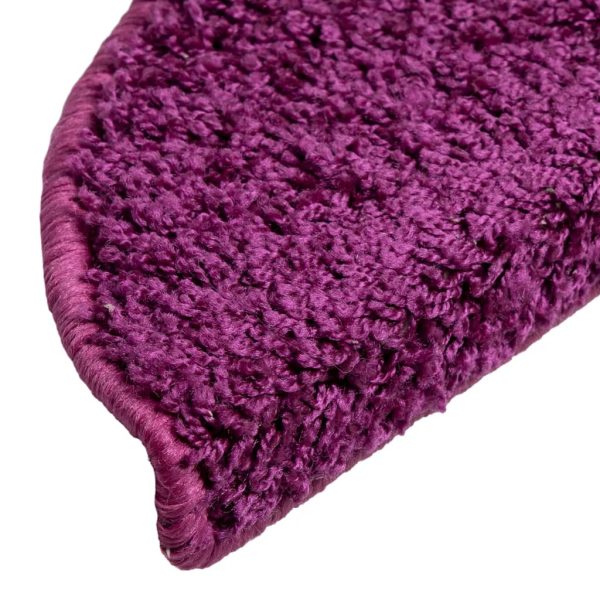 Tapetes de escadas 10 pcs 56x17x3 cm violeta - Image 6