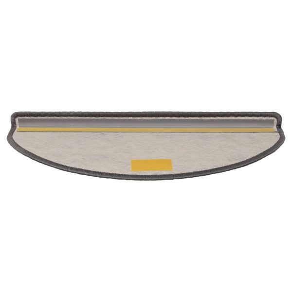 Tapetes escada adesivos aspeto sisal 15pcs 65x21x4 cm antracite - Image 5