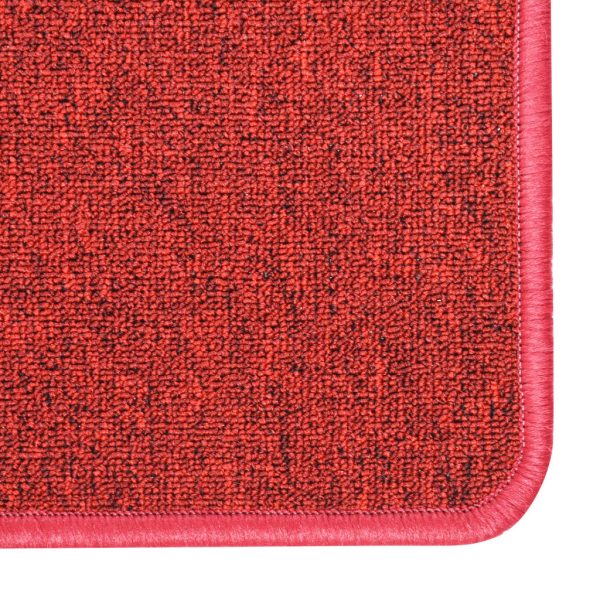 vidaXL Tapete/passadeira 80x300 cm vermelho - Image 3