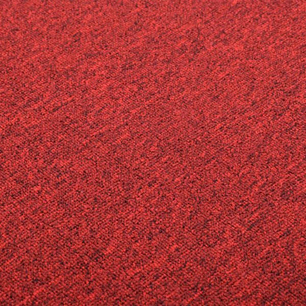 vidaXL Tapete/passadeira 80x300 cm vermelho - Image 6