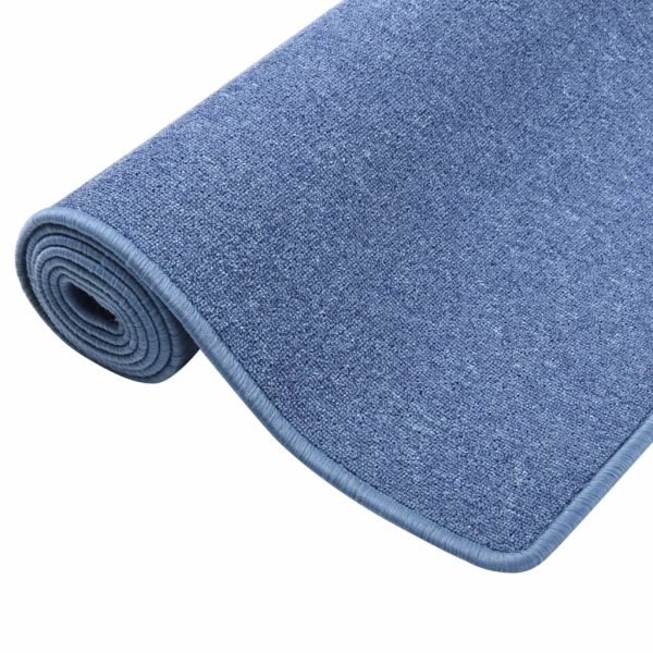 vidaXL Tapete/passadeira 50x150 cm azul - Image 2