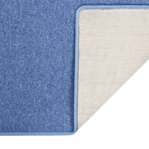 vidaXL Tapete/passadeira 50x150 cm azul - Image 5