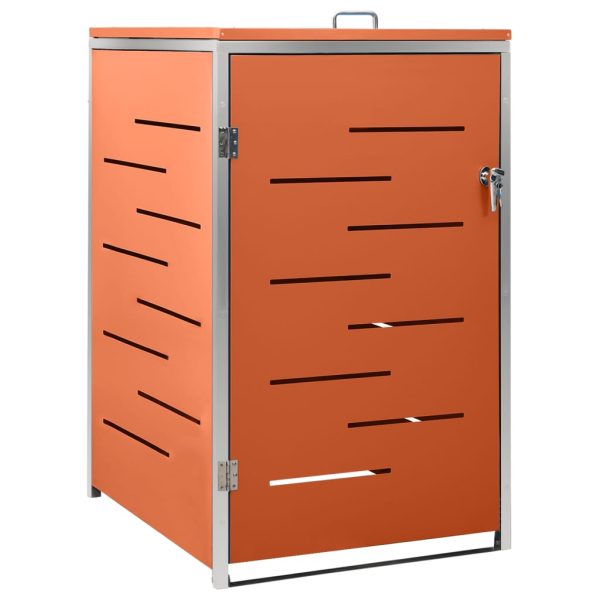 Abrigo para caixote do lixo 69x77,5x112,5 cm aço inoxidável - Image 2