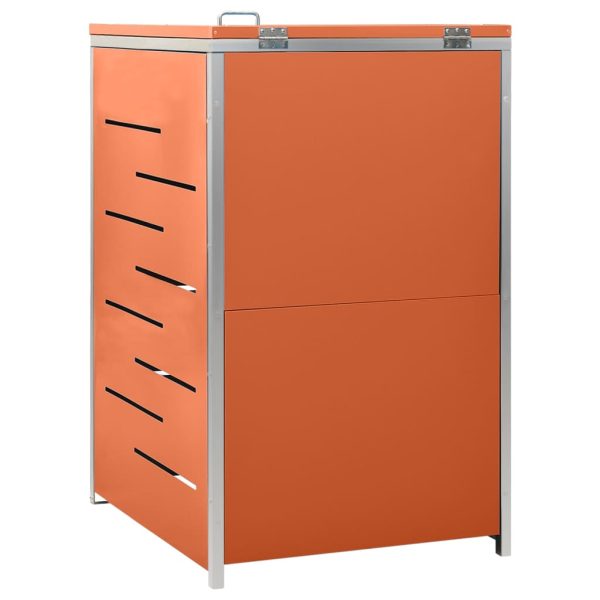 Abrigo para caixote do lixo 69x77,5x112,5 cm aço inoxidável - Image 7