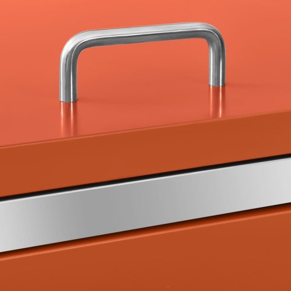 Abrigo duplo para caixote do lixo 138x77,5x112,5 cm aço inox - Image 9