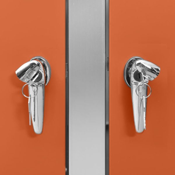 Abrigo duplo para caixote do lixo 138x77,5x112,5 cm aço inox - Image 11