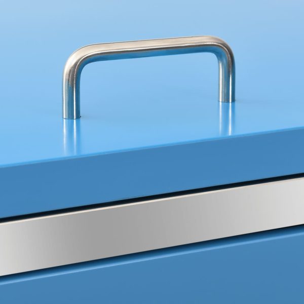 Abrigo duplo para caixote do lixo 138x77,5x112,5 cm aço inox - Image 10