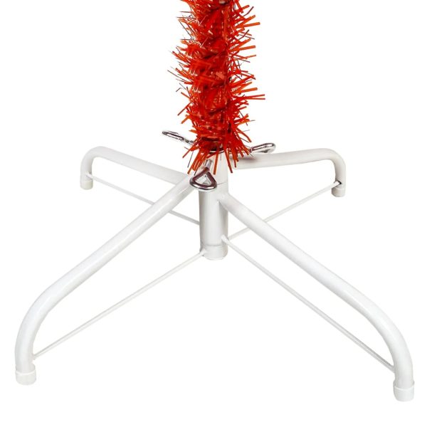 Árvore de Natal fina 150 cm vermelho - Image 5