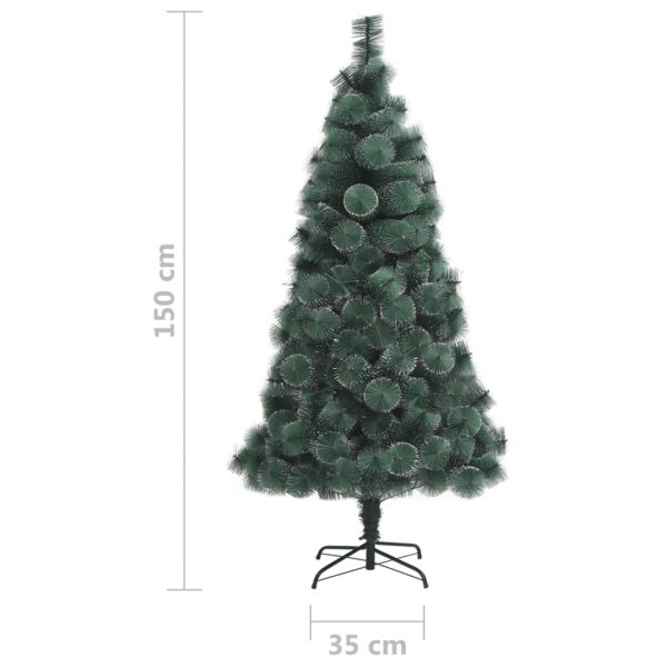 Árvore de Natal artificial com suporte 150 cm PET verde - Image 7