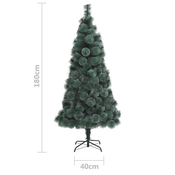 Árvore de Natal artificial com suporte 180 cm PET verde - Image 7