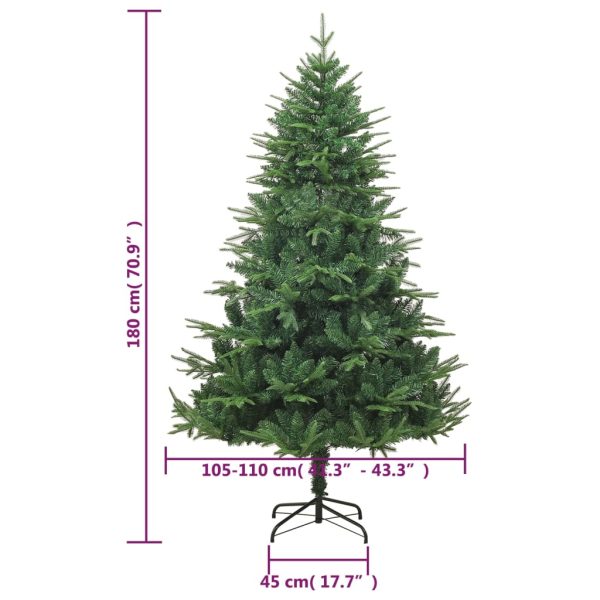 Árvore de Natal artificial 180 cm PVC e PE verde - Image 6
