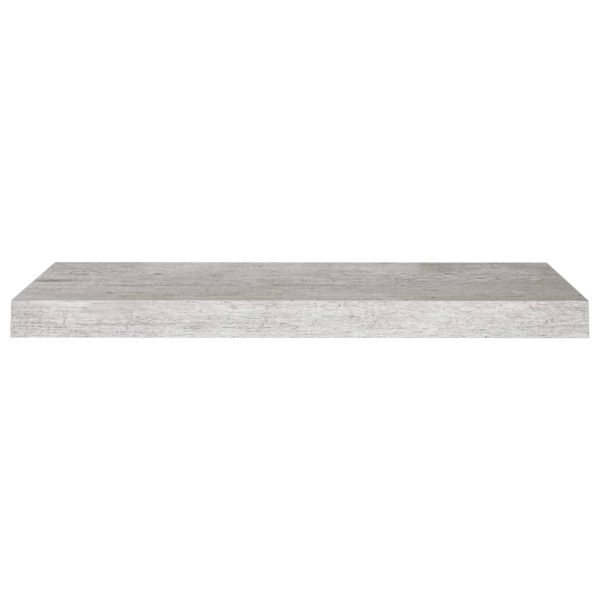 Prateleiras de parede 2 pcs 60x23,5x3,8cm MDF cinzento-cimento - Image 5